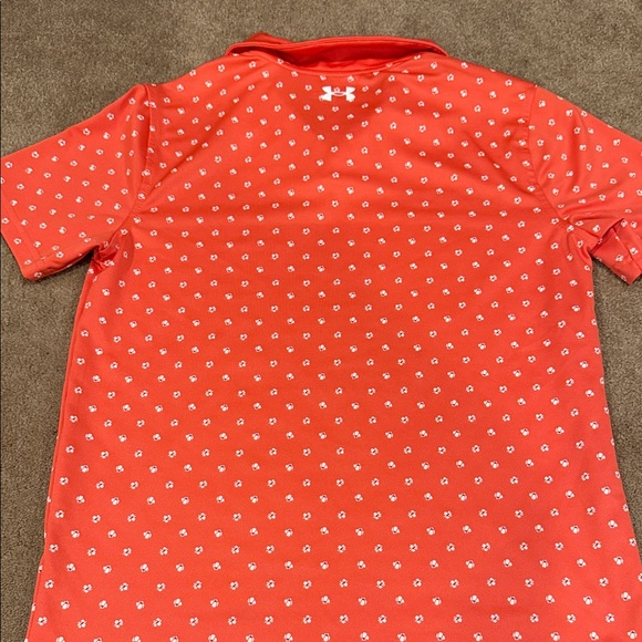 Under Armour Kids Red Polo Shirt - Picture 5 of 6